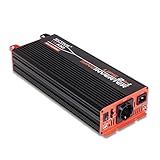 nützliche ZUSATZFUNKTIONEN - der Sinus Inverter verfügt über einige praktische Features wie zum Beispiel über eine USB-Buchse zum Laden von kleinen Verbrauchern. ▶ OPTIONALE FERNBEDIENUNG: Mit der Fernbedienung KS02 (auch erhältlich bei Amazon) können Sie mit dem 3 Meter langen Anschlusskabel Ihren Wechselrichter fernsteuern und behalten dabei alle Leistungsparameter stets im Blick