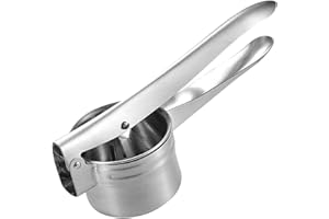 JVHLOV Potato Ricer, Stainless Steel Potato Masher with Handle & Dishwasher Safe, Multifunctional Professional Masher, for Fruit, Vegetable, Puree Maker