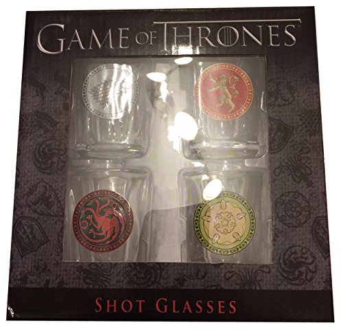 GAME OF THRONES SHOT GLASS SET 4 Schnapsgläser Set - 3