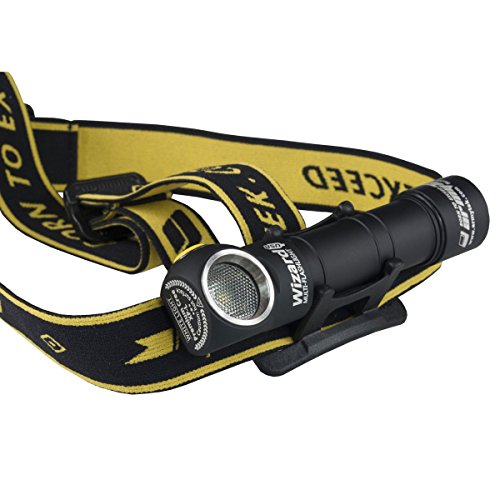 Armytek Wizard XP de l (Warm) con imán y per USB cargador, 18650 batería de ion de litio con 3200 mAh - Práctica lámpara de Strin y robusta linterna en un, especialmente claro y gran alcance