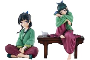 DEXSHUN Maomao Lot de 2 figurines d'anime Statue de Manga Personnage Maomao Modèle PVC Statue Objets de collection Décoration de bureau Ornements Cadeau