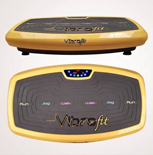 Vibrofit Vibrationsplatte Vibrationstrainer inkl. Bänder, Fernbedienung und Bluetooth !!!! bekannt aus TV