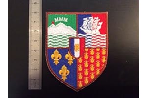 BLUE HAWAI ECUSSON PATCHES AUFNAHER TOPPA - BLASON DEP 974 LA REUNION - THERMOCOLLANT