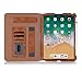 Produktbild Glowjoy Hülle kompatibel mit iPad Pro 11 Zoll,Ultradünne Superleicht Schutzhülle Rückseite Abdeckung mit Ständer Funktion und Auto Schlaf/Wach Funktion für Apple iPad Pro 11 Zoll (Braun)