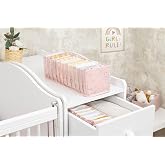 Pazar Kapısı Baby Akordiyon &Ccedil;ekmece D&uuml;zenleyici (Medium, Pembe)