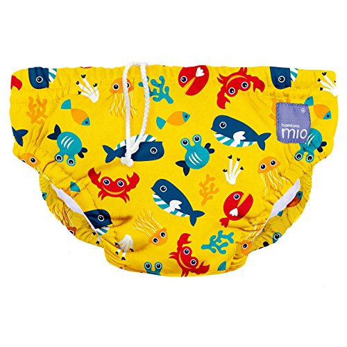 Bambino Mio Swim Nappy (Medium , 6-12 Months, Deep Sea Yellow)