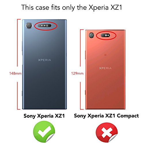 Sony Xperia XZ1 Cover Custodia Protezione di NALIA, Aspetto di Cuoio Ultra-Slim Case Protettiva Morbido Cellulare in Silicone, Bumper Copertura Sottile per Telefono Xperia-XZ1 Smartphone - Nero