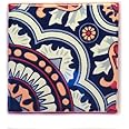 Ceramic Mexican Tile – 10.5cm- Handmade and Ethically Traded by Tumia LAC