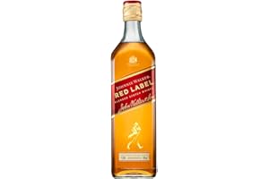 Johnnie Walker Red Label | Blended Scotch Whisky | 40% vol | 1L | Enjoy Neat or in Drinks | Iconic Scottish Whisky Blended from up to 35 Whiskies | Notes of Smoke | Cinnamon & Honey