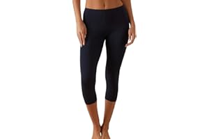 JADEA Leggings Donna Modello Capri Art. 4266 – in Fresco Cotone Stretch Traspirante, vestibilità Comoda ed Elasticizzata, Ideale per Outfit Estivi, Sportivi e Casual