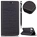 Produktbild Huawei P20 Lite Handyhülle,Huawei Nova 3E Hülle,WIWJ PU Cover Case Leder Flip Wallet Schutzhülle Stoßfest Bumper mit Kartenhalter Klappständer Magnetic Case Hülle Premium Schutzhülle Case[Canvas-Serie Stand holster] Kreative Muster Design Bookstyle Tasche Flip Brieftasche Case Hülle für Huawei P20 Lite/Huawei Nova 3E+1x Touch Stylus Pen-Dunkelgrau
