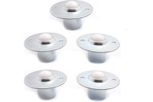 TOOLOFLIFE CY-16B Flying Saucer Ball Bearing Conveyor Belt Roller Nylon Ball 16mm Diameter (Pack of 5)