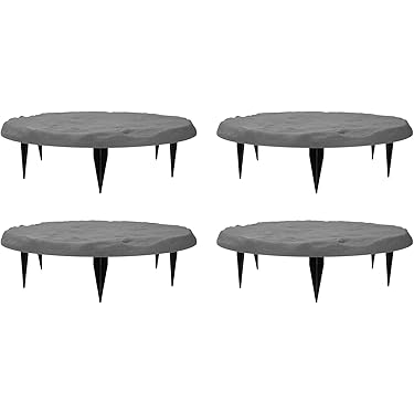 Betonnen mallen, doe-het-zelf tuinhek, cement, pla