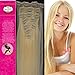 Charming 15'' 18'' 20'' 22'' 100% Real Human Hair 7Pcs Clip In Human Hair Extensions Straight Hair 24 Colors Beauty Design Salon (20inch 70g, 613 light blonde)