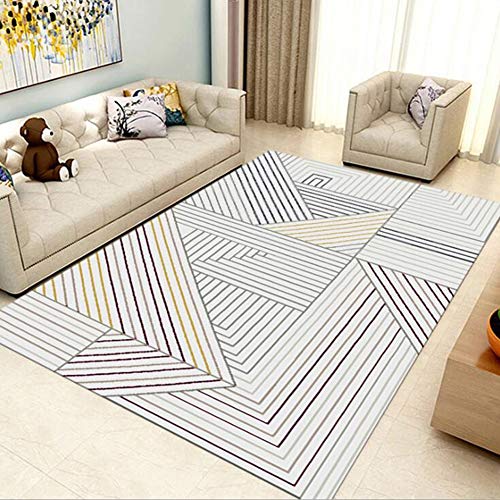 Preisvergleich Produktbild YSX-carpet Bereich Teppich, Wohnzimmer Couchtisch absorbierende Rutschfeste Schlafzimmersofamatte, Restaurant Teppichbett Decke Yogateppich,M3,5.2ftx7.5ft