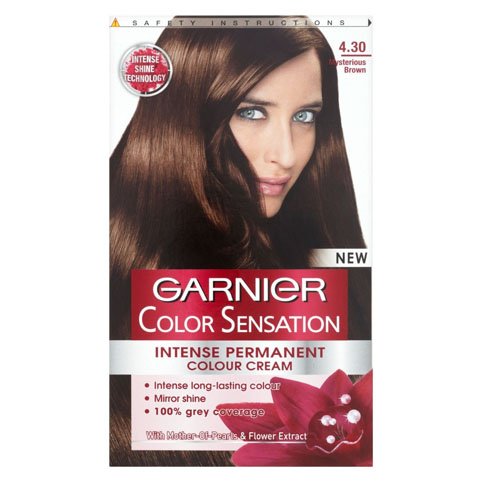 Garnier Color Sensation Permanent Cream Number 4.30, Myst Brown