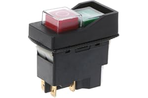 Siwetg KLD-28A Interrupteur magnétique à bouton-poussoir étanche et avec protection contre les surtensions 220 V IP55