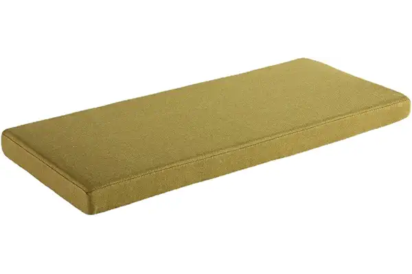 AFEBOO Cojín para banco de 2/3 plazas para interiores, cojín para banco de jardín al aire libre, cojines para asiento de columpio, alfombrilla suave lavable antideslizante para asiento para patio