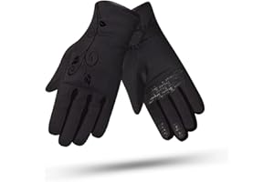 DEGEND Lady1 | Gants Moto Femmes - Gants De Moto d'hiver Imperméables en Cuir Coupe-Vent Et Respirants avec Doublure d'hiver - Protections Maximales Homologuées - Accessoires Moto