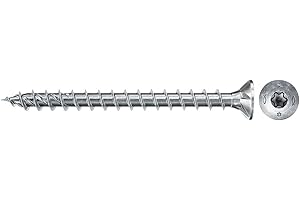 200 x wkręt do płyt wiórowych Power-Fast II 4,0x35. Głowica z gwiazdą wewnętrzną TX pełny gwint ocynkowany galwanicznie. niebieski pasywowany (numer artykułu 670156) od fischer