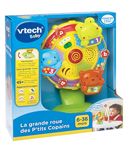 51e0py%2BRlnL Vtech - 165905 - Jouet Musical - La Grande Roue Des P'tits Copains - Version FR