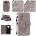 Produktbild LG G5 Hülle [Mit gehärtetem Glas Display Schutz], idatog(TM) Magnetische Schlag Buch Art Schutzhülle, Hohe Qualität Klassische Bunte Kühles Muster Design Premium PU Leder Faltender Mappen Kasten mit [Kredit Karten Steckplätze] Stand Funktion Folio Schutzhülle Perfekt Passt Für LG G5