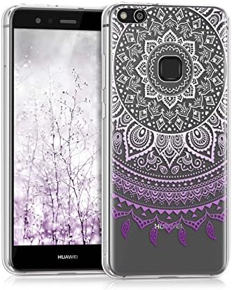 Huawei P10 Lite Case, Lincivius®, P10 Lite Huawei Silicone Case Cover Soft TPU Case Skin Design Sun dark Pink Protective Antishock