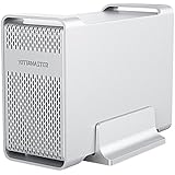 Yottamaster Aluminum 2 Bay 3.5" USB3.0 Hard Drive RAID Enclosure for 3.5 Inch SATA HDD Support UASP Y-Desktop Serials