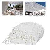✔ MATERIAL DE RED SOLAR: tela de poliéster oxford, cuerda de nylon. Esta carpa de red de camuflaje es resistente al fuego, de secado rápido, no tóxica. Los orificios de la red de camuflaje son cuadrados de 5 cm (2 pulgadas).