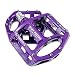 Produktbild Fahrradpedale Mountainbike Pedale MTB Pedale Auftrittsfläche Fixed Gear Road Bike Pedal aus Magnesium Alloy Lila