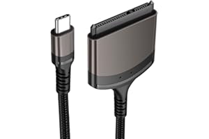 NFHK 5 Gb/s USB-C typu C na SATA 22-pinowy kabel przejściowy do 6.3 cm dysku twardego SSD laptopa