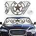 Produktbild Auto Sonnenschutz Frontscheibe Windschutzscheibe,Car Sun Shade SUV Trucks Vehicle Minivan UV Sun Heat Reflector Visor Protector Front Window Sunshade,Welcome Star