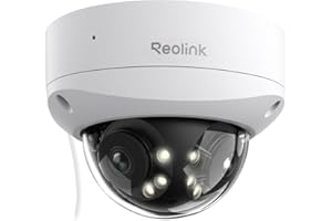 Reolink 16MP UHD 180° Pan Cam Sécu PoE Double Objectif, Suivi Mouvements, Vision Nocturne Couleur, Spots, Détect. Intell. et Alertes, Audio 2 Voies, IK10 Anti-Vandal, IP67 Anti Intempéries, Duo 3V PoE