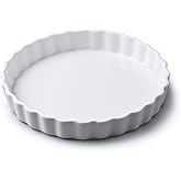 WM Bartleet & Sons - Traditional Porcelain Round Flan Dish, (19cm) – Premium Quiche and Tart Baking Dish - Made from 100% Por