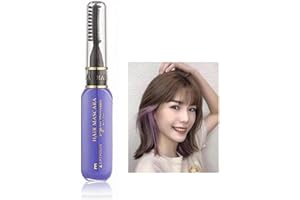 NACGUO Hair Chalk for Girls- New Hair Chalk Comb Mascara Temporary Washable Hair Color Dye for Girls Women-Non-toxic Instant Hair Dye Colors for Christmas, Halloween, Birthdays, Parties (02# Light purpl)