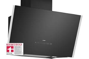 NEFF D98IPT2S0, N 90, Smarte Wandesse, Dunstabzugshaube zur Wandmontage, 90 cm breit, Made in Germany, Efficient Drive, Automatischer Luftsensor, Kochfeldbasierte Haubensteuerung, Touch Control