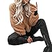 Produktbild Sannysis Damen Pullover Herbst Winter Elegant Plüschmantel Warmer Flauschiger Damen-Mantel Fleece Pelz Jacke Oberbekleidung Hoodies
