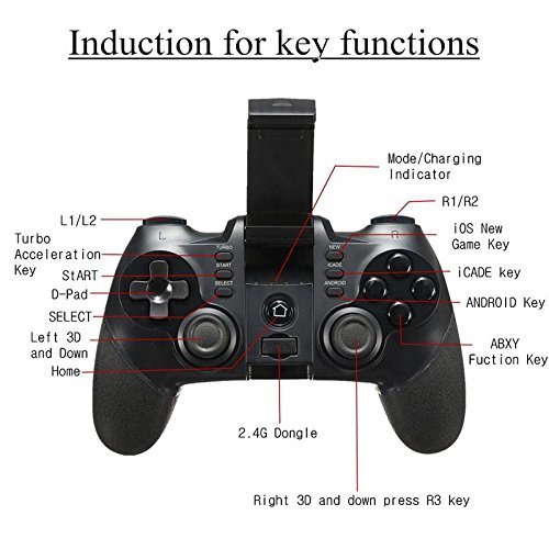 iPEGA PG-9076 Controlador inal  mbrico de juegos Gamepad Joystick para Android Tablet PC   Android   Win XP   7 8 10   PS3