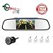 myTVS TVS-52 Video Reverse Parking Sensor,Digital Rear View Mirror and Camera with Nearest Object Distance Voice Alert - White RS.3998.00