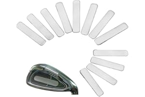 BOBOZHONG Cinta de Plomo de Golf,12 Tiras de Cinta Adhesiva de Plomo,Cinta Adhesiva de Plomo para añadir Peso oscilante,Cinta ponderada de Plomo para Raqueta de Tenis y Palo de Golf