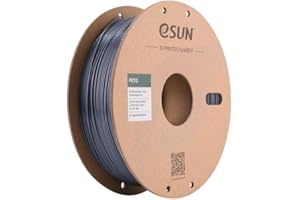 eSUN PETG Filament 1.75mm, PETG 3D Printer Filament, Dimensional Accuracy +/- 0.05mm, 1KG (2.2 LBS) Spool 3D Printing Material for 3D Printer, Solid Grey