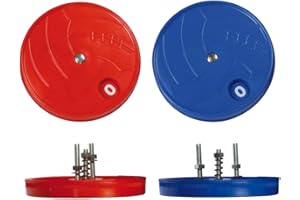 CALCIO BALILLA VARI Calcio Balilla Segnapunti a Scatto DM. 100 mm. con Numeri tampografati, 2 Viti con Dado e rondella Fissaggio. Polipropilene 1^ Scelta. Colori Rosso/Blu.