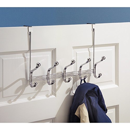 InterDesign 53470EU York Lyra Hakenleiste 5 zum Hängen über die Tür - 2