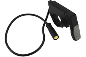 YINETTECH Poignée d'accélérateur pour Vélo Compatible avec Bafang BBS02B BBS01B Et BBSHD Noir