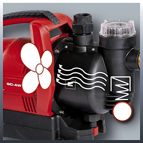 Einhell Hauswasserautomat GC-AW 6333 (630 W, 3300 l/h Fördermenge, elektr. Durchflusschalter, Automatikfunktion) - 6