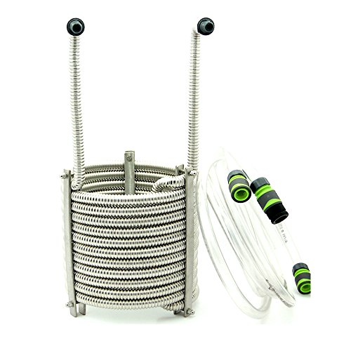 Hoppy Kit Completo Raffreddamento Mosto Super Veloce Tornado Serpentina Inox Per Birra