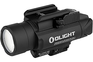 OLIGHT Baldr Pro Linterna Luz Salida 1350 Lúmenes Alcance 260 Metros y LED Blanca Recargable Baterías Incluidas IPX8 (Negro)