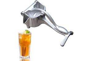 YNNHUDEEP Saftpresse manuell als Zitronenpresse - Zitruspresse Manuell,Stabile Handpresse, Ideale Zitruspresse,spülmaschinengeeigneter Entsafter,Saftpresse für Zitronen, Orangen, Limetten, Granatäpfel