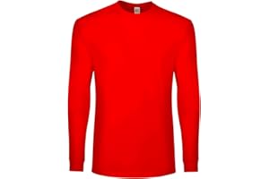 CHEMAGLIETTE! T Shirt Uomo - Maglietta Manica Lunga Cotone, Tshirt Maglia Maniche Lunghe da Lavoro, T-Shirt Tinta Unita Stampabili Girocollo, Maglia Basic Evolution T