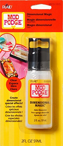 MOD PODGE 3D BIDIMENSIONALI MAGIC 2oz BOTTIGLIA LUCIDO CREA PERLINE DECORAZIONE CRAFT
